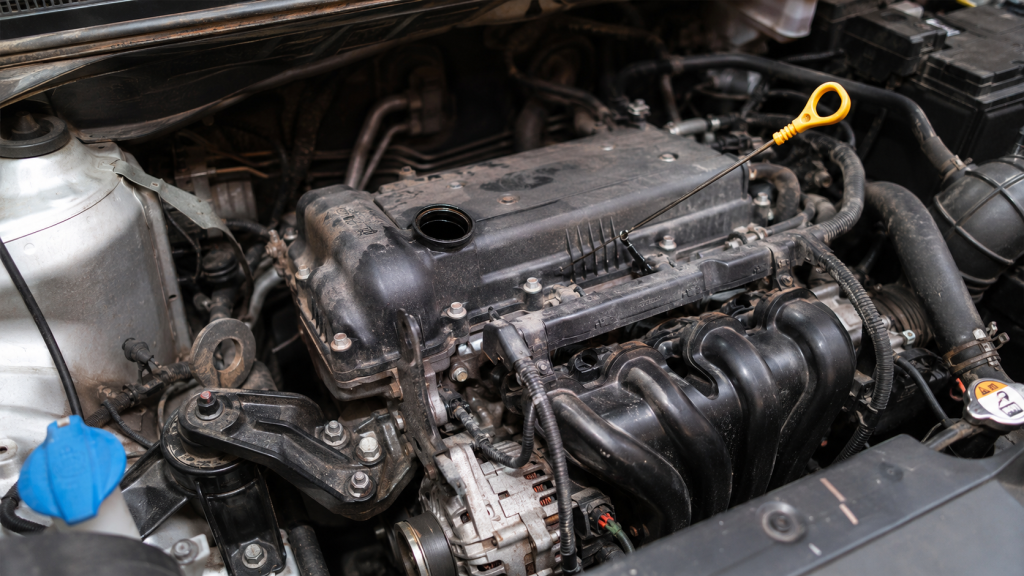 Скільки масла в двигуні Hyundai Accent 1.6-1