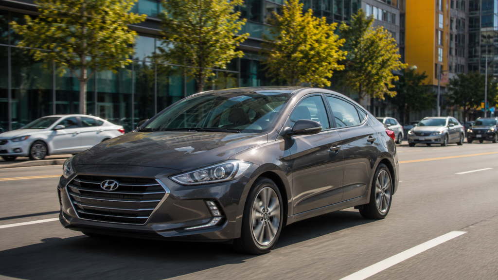Hyundai Elantra 1.6 у міському русі