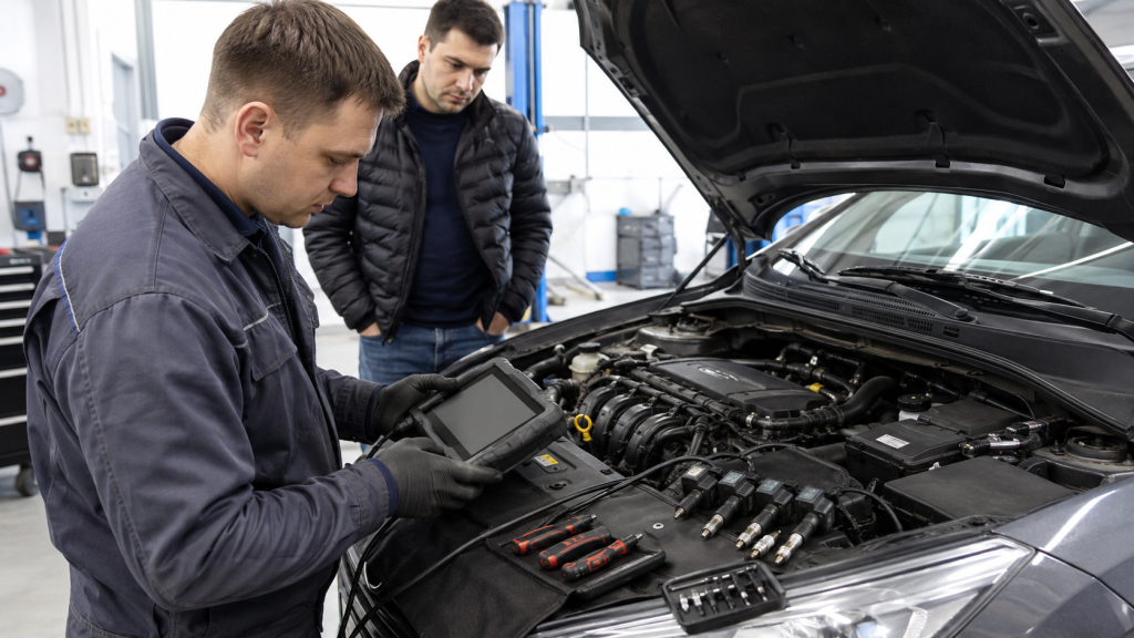 Діагностика коду P0300 на Hyundai