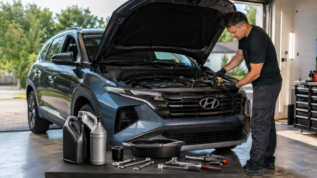 Самостійна заміна масла Hyundai — покрокове технічне обслуговування