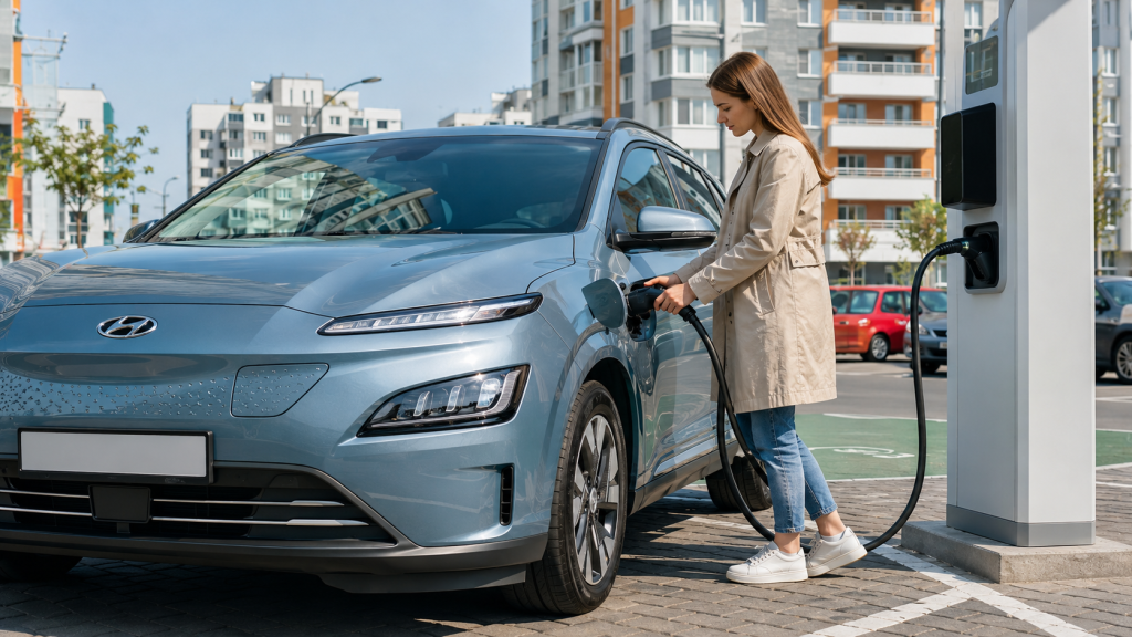 Hyundai Kona Electric vs бензинова Kona — порівняння двох версій для України