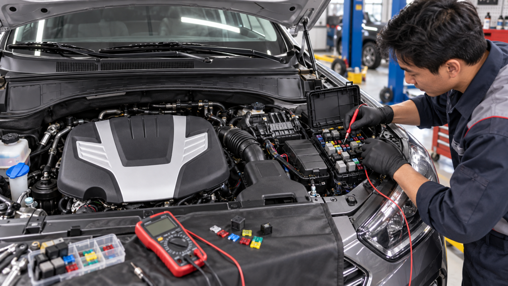 За що відповідають запобіжники Hyundai Santa Fe DM
